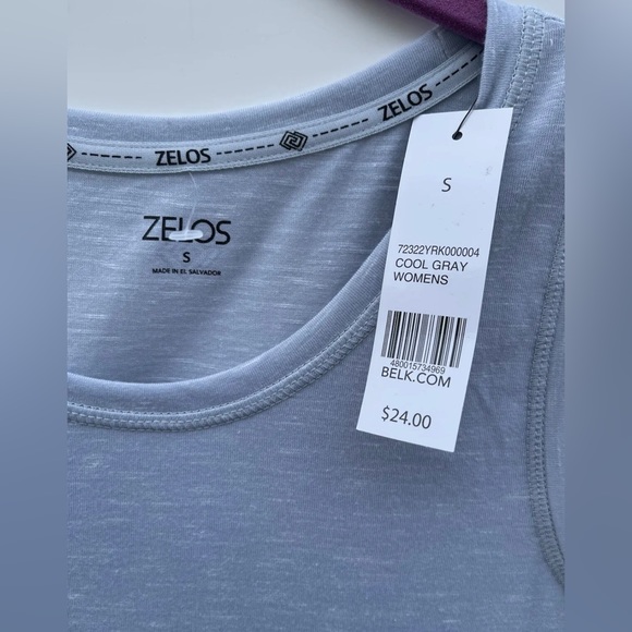 Zelos NWT gray sleeveless blouse size small - Picture 3 of 6
